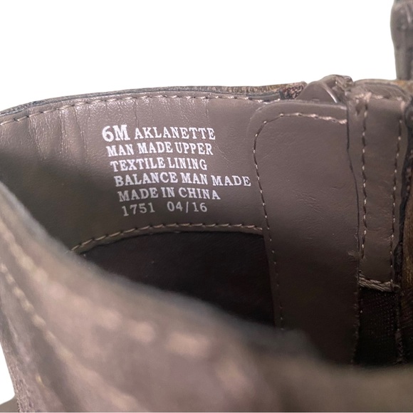 Anne Klein Sport Aklanette Gray Buckle Booties, Women's Size 6 - Picture 5 of 7